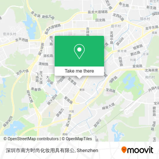 深圳市南方时尚化妆用具有限公 map
