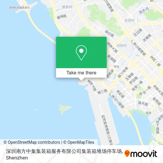 深圳南方中集集装箱服务有限公司集装箱堆场停车场 map