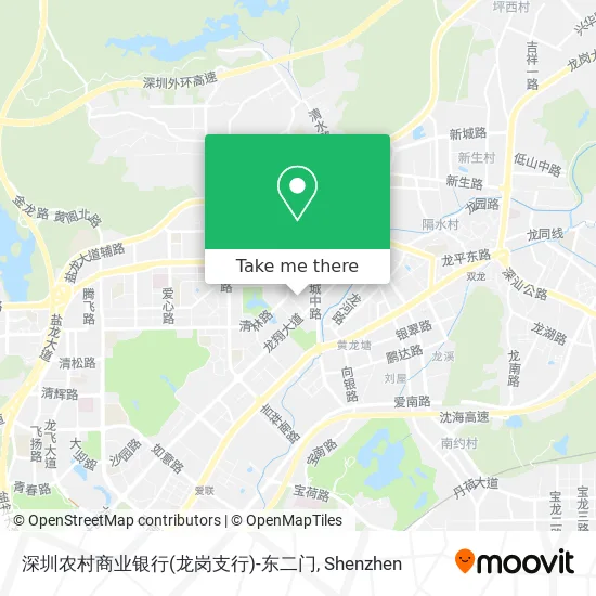 深圳农村商业银行(龙岗支行)-东二门 map