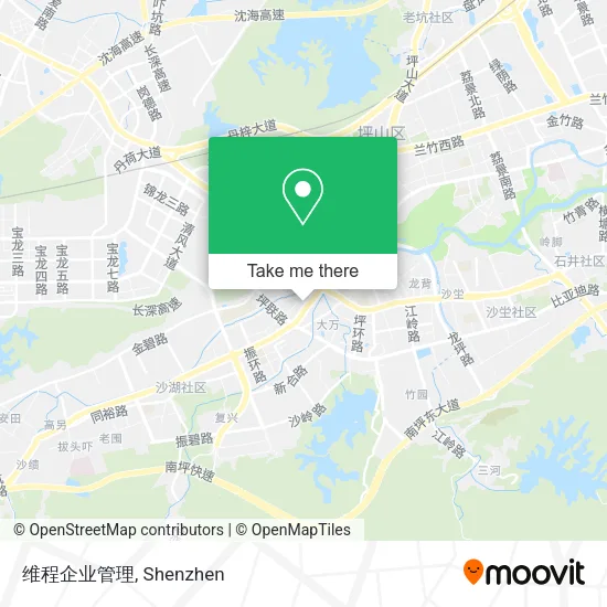 维程企业管理 map
