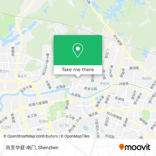 燕景华庭-南门 map