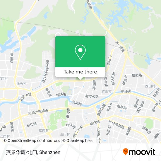 燕景华庭-北门 map