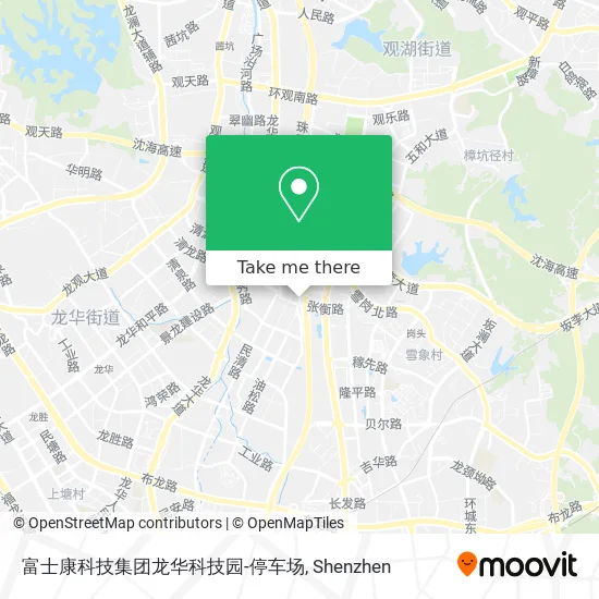 富士康科技集团龙华科技园-停车场 map