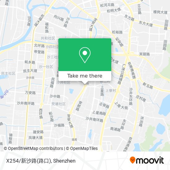 X254/新沙路(路口) map