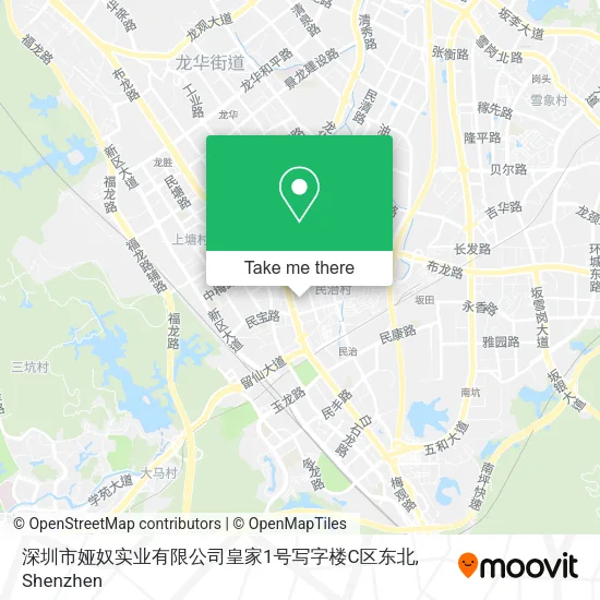 深圳市娅奴实业有限公司皇家1号写字楼C区东北 map