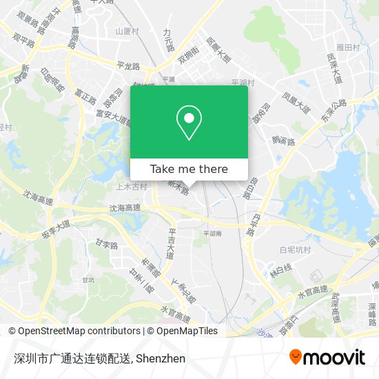 深圳市广通达连锁配送 map