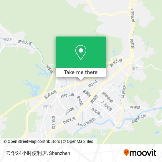 云华24小时便利店 map