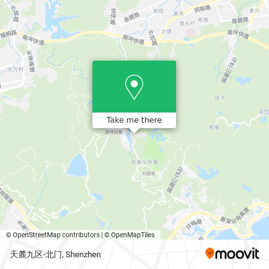 天麓九区-北门 map