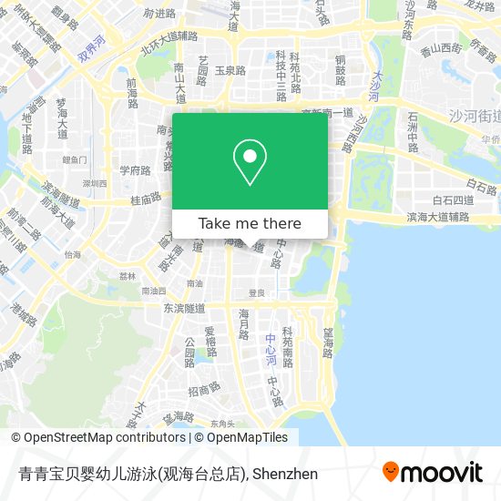 青青宝贝婴幼儿游泳(观海台总店) map