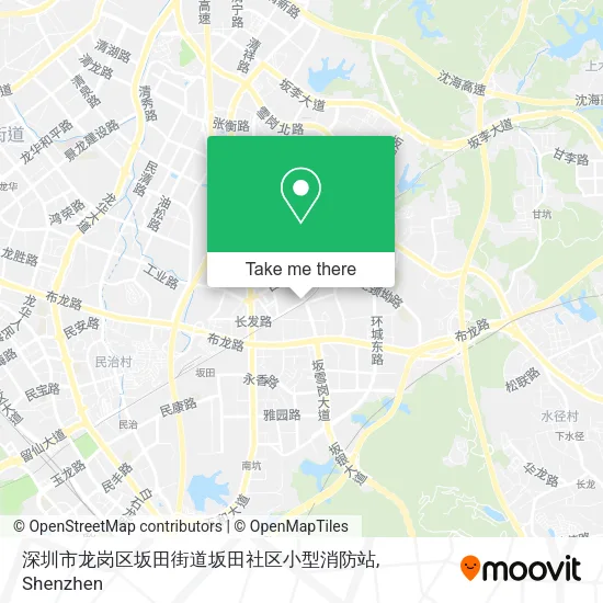 深圳市龙岗区坂田街道坂田社区小型消防站 map