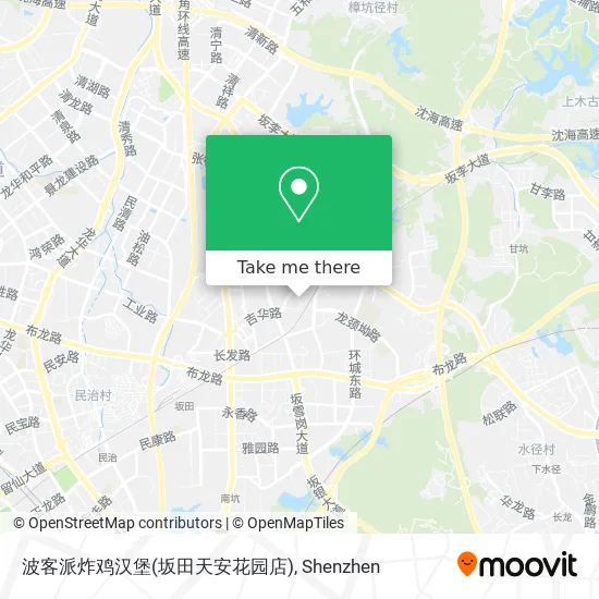 波客派炸鸡汉堡(坂田天安花园店) map