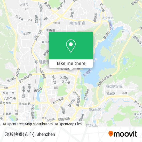 玲玲快餐(布心) map