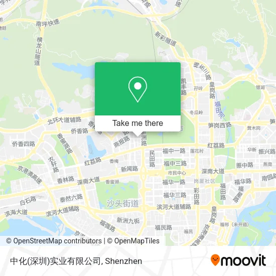 中化(深圳)实业有限公司 map
