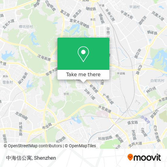 中海信公寓 map
