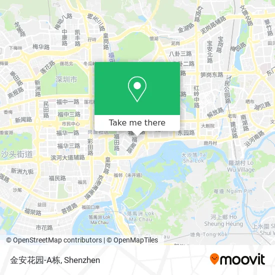 金安花园-A栋 map