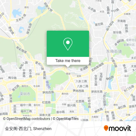 金安阁-西北门 map