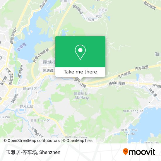 玉雅居-停车场 map