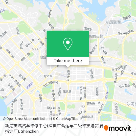 新港重汽汽车维修中心(深圳市营运车二级维护港货居指定厂) map