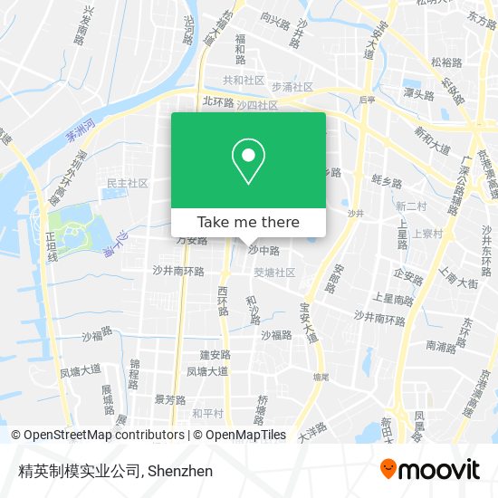 精英制模实业公司 map