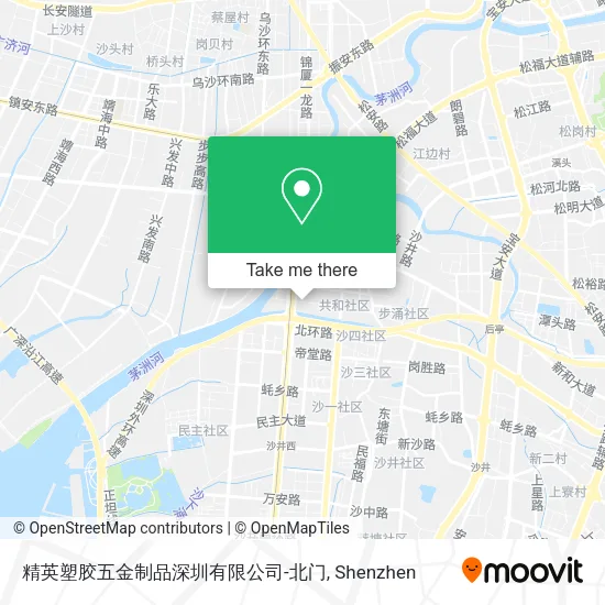 精英塑胶五金制品深圳有限公司-北门 map