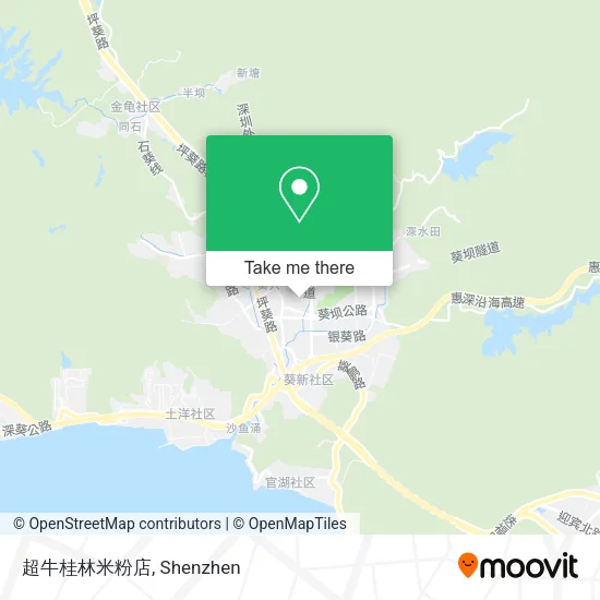 超牛桂林米粉店 map
