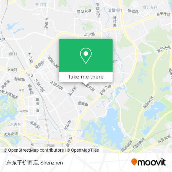 东东平价商店 map
