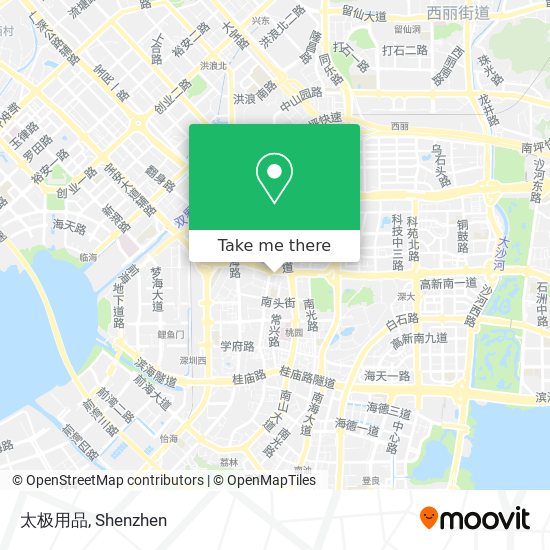 太极用品 map