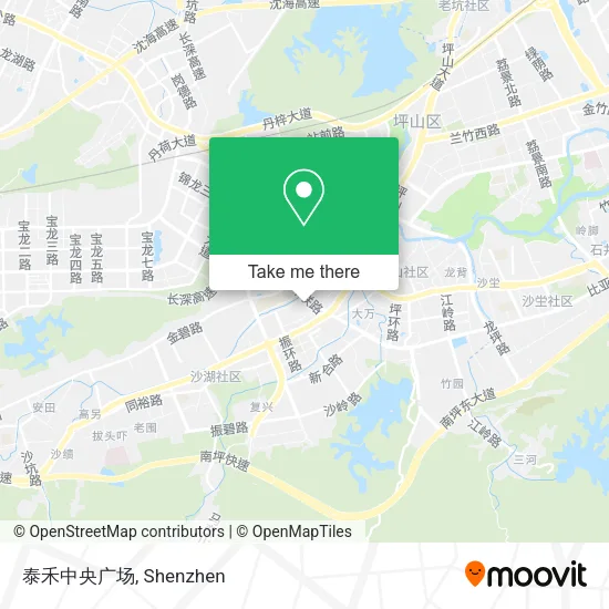 泰禾中央广场 map