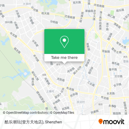 酷乐潮玩(壹方天地店) map