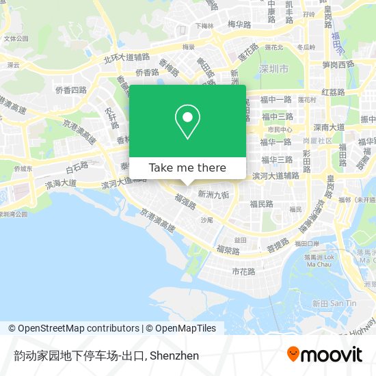 韵动家园地下停车场-出口 map