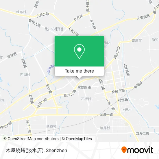 木屋烧烤(淡水店) map