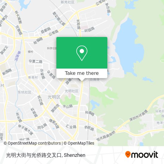 光明大街与光侨路交叉口 map