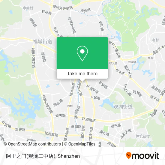 阿里之门(观澜二中店) map