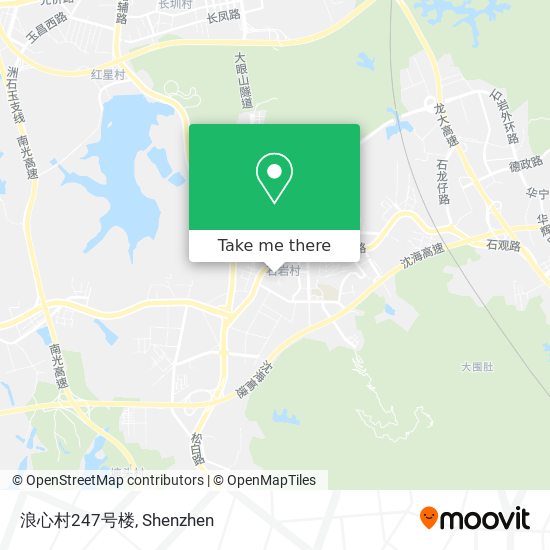 浪心村247号楼 map