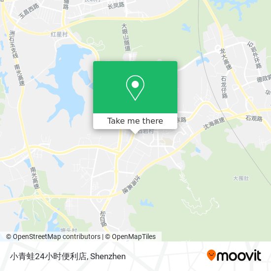 小青蛙24小时便利店 map