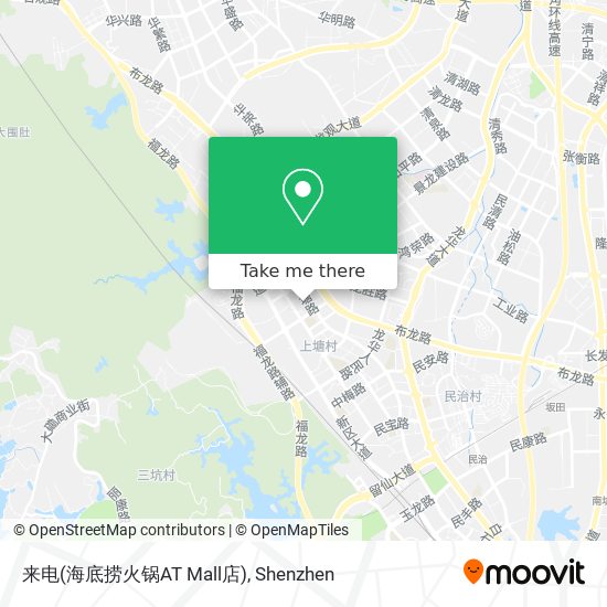 来电(海底捞火锅AT Mall店) map