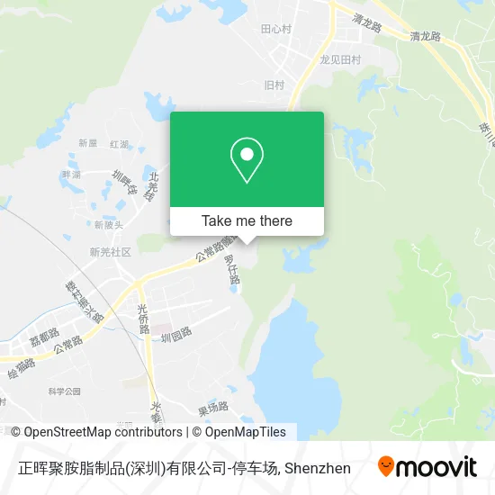 正晖聚胺脂制品(深圳)有限公司-停车场 map