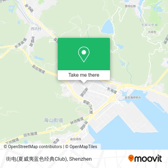 街电(夏威夷蓝色经典Club) map