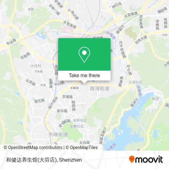 和健达养生馆(大芬店) map