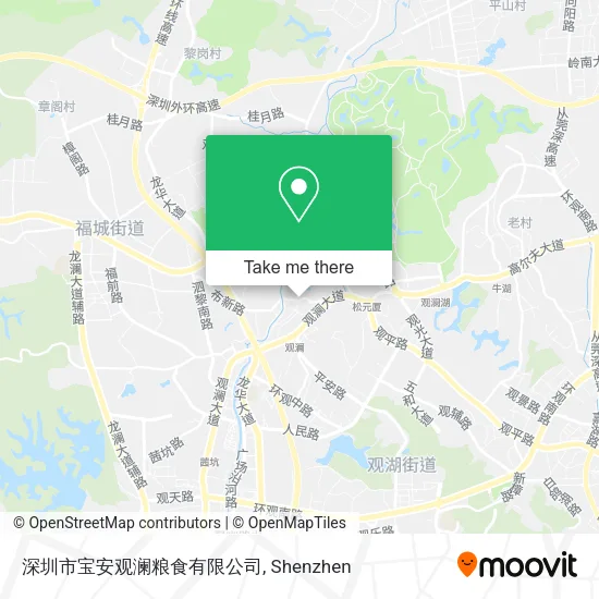 深圳市宝安观澜粮食有限公司 map
