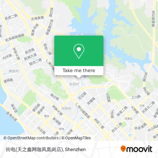 街电(天之鑫网咖凤凰岗店) map
