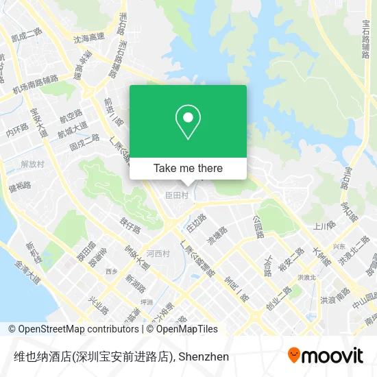 维也纳酒店(深圳宝安前进路店) map