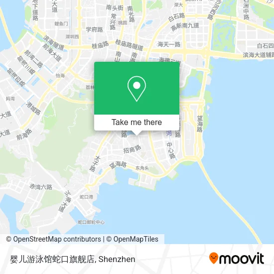 婴儿游泳馆蛇口旗舰店 map