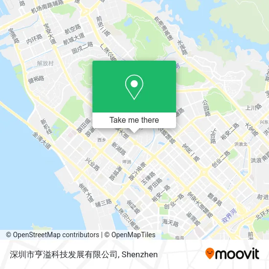 深圳市亨溢科技发展有限公司 map