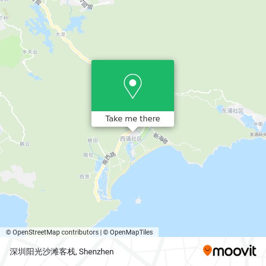深圳阳光沙滩客栈 map