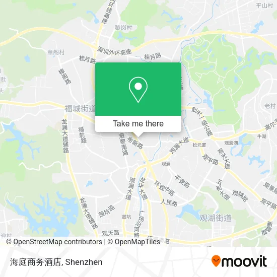 海庭商务酒店 map
