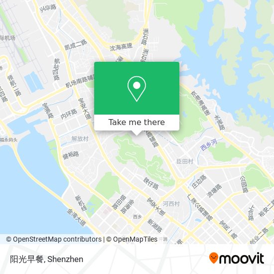 阳光早餐 map