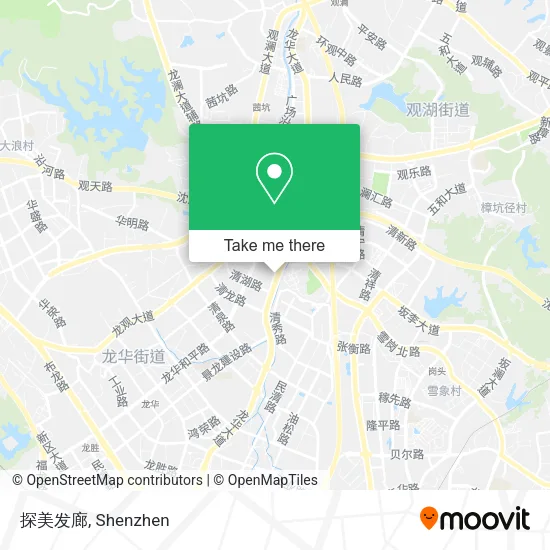 探美发廊 map