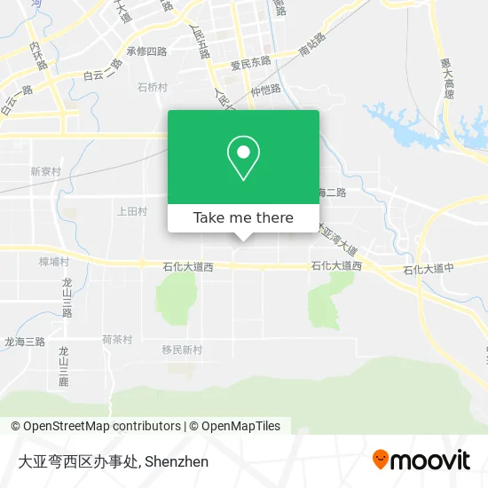 大亚弯西区办事处 map