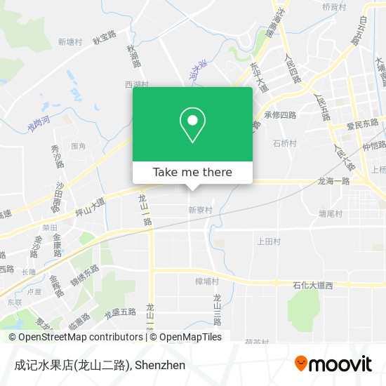 成记水果店(龙山二路) map